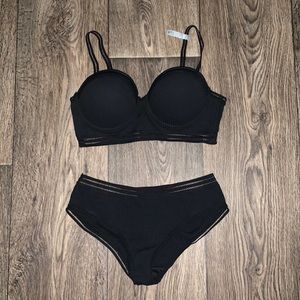 Black Bra & Panty Set